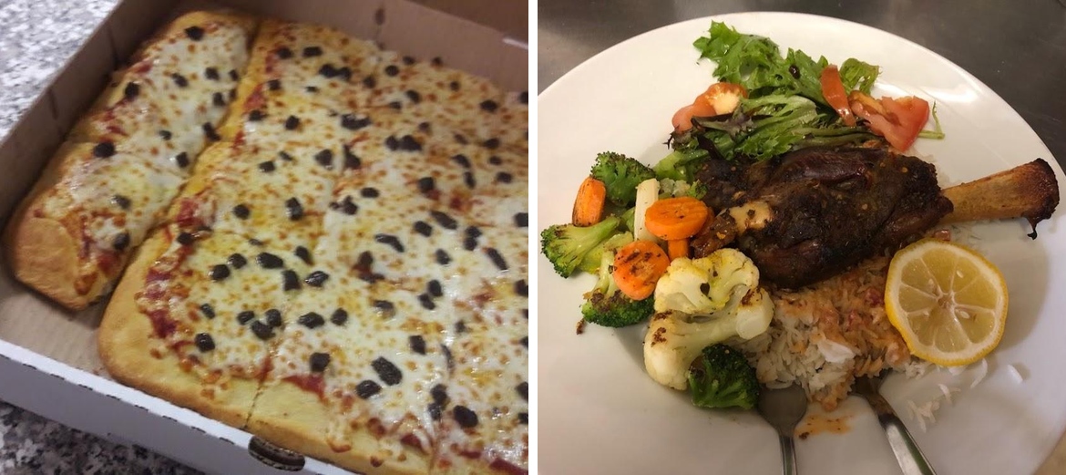 Halal Pizza Cafe Menu